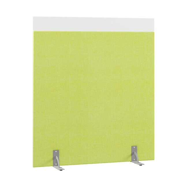 Перегородка акустическая на стационарных опорах Призма ПЗ.АЛ.С-140/160 Ткань Ромео 07