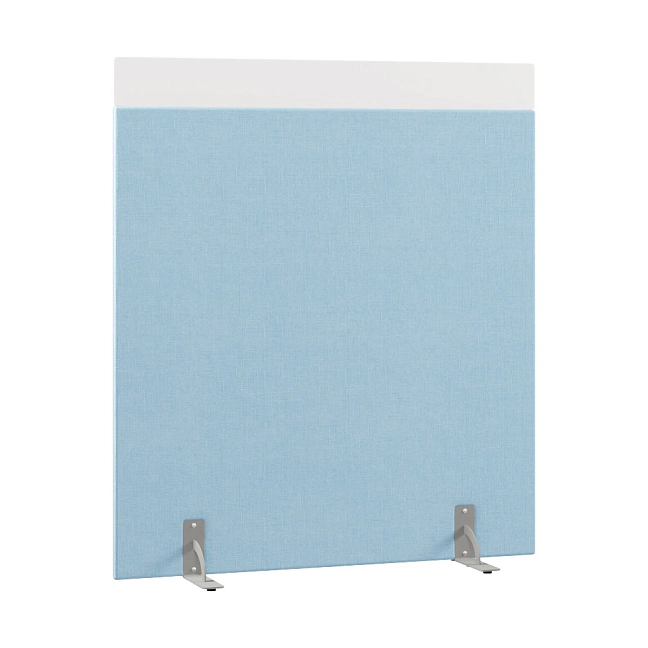 Перегородка акустическая на стационарных опорах Призма ПЗ.АЛ.С-140/160 Ткань Ромео 09