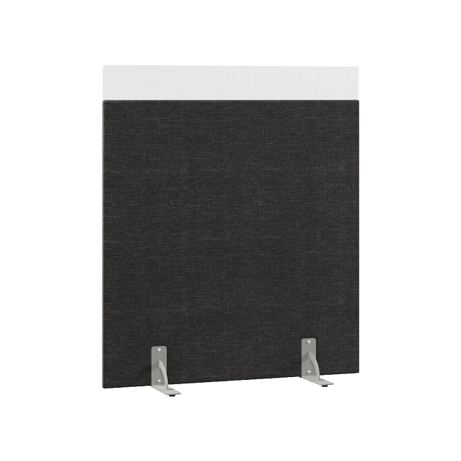 Перегородка акустическая на стационарных опорах Призма ПЗ.АЛ.С-120/140 Ткань Ромео 012