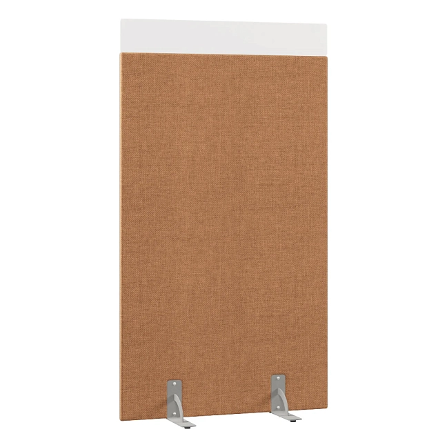 Перегородка акустическая на стационарных опорах Призма ПЗ.АЛ.С-70/180 Рогожка Kiton 10