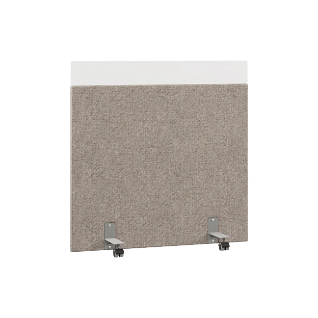 Перегородка акустическая на роликовых опорах Призма ПЗ.АЛ.Р-120/120 Рогожка Kiton 04